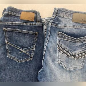 2 pair Men’s BKE Jeans  36x32